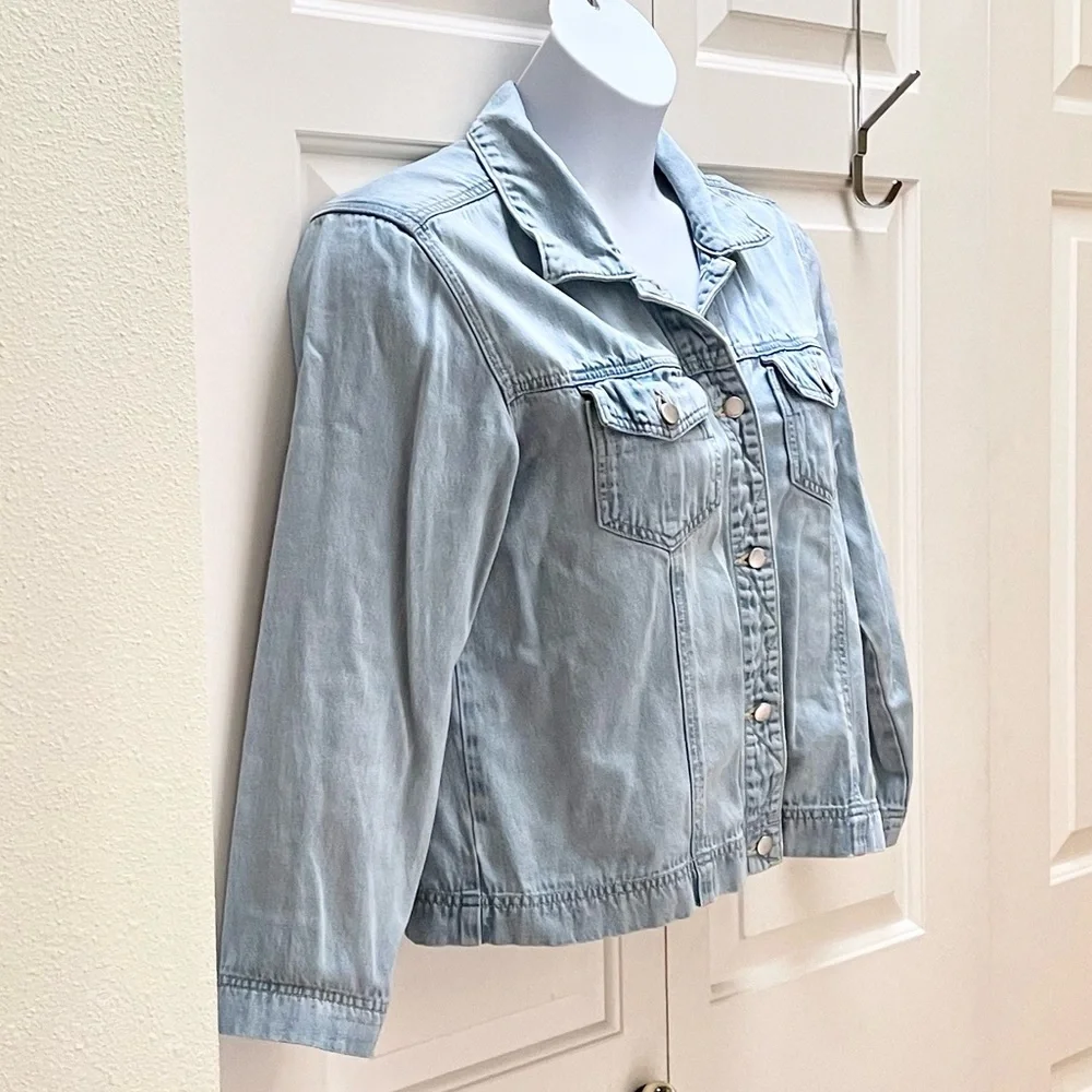 Coldwater Creek denim jacket - Picture 2 of 6